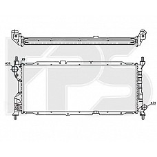 Радіатор охолодження Opel Corsa C / Combo (FPS) FP 52 A278-P