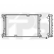 Радіатор охолодження Nissan Primastar / Renault Trafic / Opel Vivaro '02 -07 (FPS)
