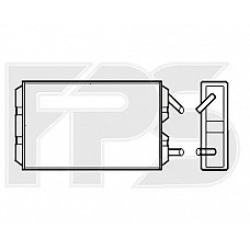 Радіатор опалювача Volvo 740 760 780 940 960 (FPS) FP 72 N178