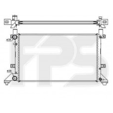 Радіатор охолодження VW LT II '1996-2005 (FPS) хутро. складання