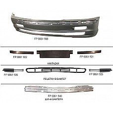 Решітка бампера BMW 3 (E46) 98-01 середня (FPS). 51118209927