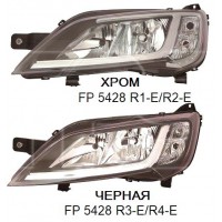 Фара PEUGEOT BOXER 14- ліва елктрокор. хром (DEPO). 1612041780