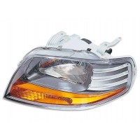 Фара ліва Chevrolet Aveo T200 04-06 з покажчиком повороту, електричні. регулир., сіра рамка Depo 96540151