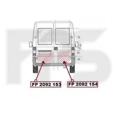 Ремчасть задніх дверей права Fiat Ducato, Citroen Jumper, Peugeot Boxer 94-02 - нижня 43 см,