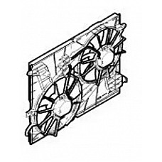 Вентилятор охолодження радіатора в зборі Chevrolet Captiva (FPS) FP 17 W223