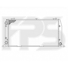 Радіатор охолодження Audi 100 C3 / Audi 200 (FPS) FP 12 A856