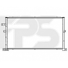 Радіатор кондиціонера (Конденсер) Ford Mondeo 2004-2007 (Nissens)