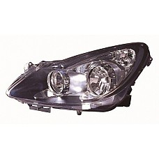 Фара ліва Opel ZAFIRA 05- електрокоректор чорний (DEPO). 442-1149L-LDEM2