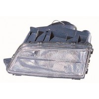Фара ліва Peugeot 405 -96 механічний коректор H4 + H1 (DEPO). 550-1122L-LD-EM