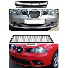 Решітка бампера срендняя Seat Ibiza 02-09 нижня (FPS). 6L0853667A01C