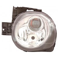 Фара в бампері NISSAN JUKE 15- кругла ліва ел. (DEPO). 26060BV90A