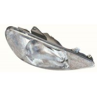 Фара правая Peugeot 206 -09 електрокоректор рифлений розсіювач (DEPO). 550-1120R-LD-EM
