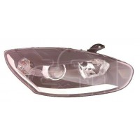 Фара правая Renault Megane 14-16 електрокор. черн. + Drl (DEPO). 260105997R