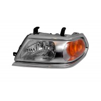 Фара правая Mitsubishi Pagero Sport 04-06 хром рамка (Depo) 8301A316XA