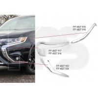 Накладка бампера переднього ліва верхня MITSUBISHI OUTLANDER III 15- (КРІМ XL) (FPS). FP 4827 915