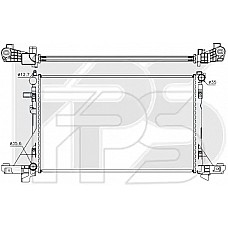 Радіатор охолодження Renault Master / Opel Movano (AVA) FP 56 A163