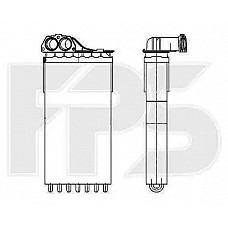 Радіатор опалювача Peugeot 307 2001-2005 (NRF)