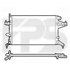 Радіатор охолодження Opel Corsa C 2001-2003 (MAGNETI MARELLI)