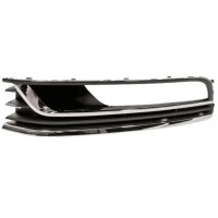 Решітка радіатора ліва VW Passat (362) '10 -14 (Elit) 3AA854661A9B9