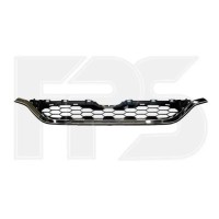 Решітка радіаторна нижня Honda CR-V 15-17 (Тайвань) чорна з молдингом