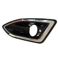 Грати бампера Ford Edge 15-18 ліва (FPS) з отвором