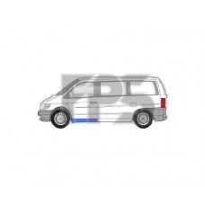 Поріг MERCEDES BUS VITO / V-CLASS 96-02 лівий під водить. дверима. (FPS). FP3541013