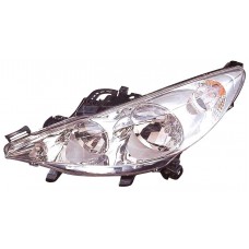 Фара PEUGEOT 207 06-12 ліва елктрокор. (DEPO). 620895