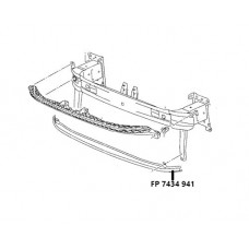 Підсилювач бампера VW PASSAT 15 EUR (B8) переднього (нижня частина) (FPS). 3G0807651B