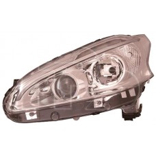 Фара PEUGEOT 208 12- ліва елктрокор. -15 (лінза + led) (DEPO). 1608206580
