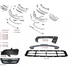 Накладка решітки Hyundai Sonata -07 верхня (FPS). 863533K000