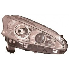 Фара PEUGEOT 208 12- права елктрокор. -15 (лінза + led) (DEPO). 1608206680