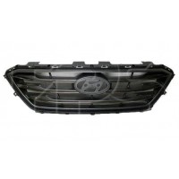 Решітка радіатора з хром молдінгами Hyundai Sonata LF 14-17 Sport (FPS) без AUTO CRUISE