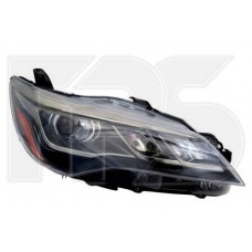 Фара ліва Toyota Camry XV55 14-17 USA (Depo) жовта вставка + LED