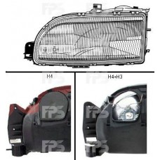 Фара правая Ford Sierra 87-93 (TYC) H4 + H3