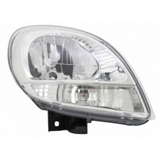 Фара ліва Renault Kangoo 03-09 білий поворот, електричні. регулир., хром рамка DEPO 2606000QAL