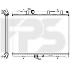 Радіатор охолодження Peugeot Partner / 3008/307/308 // Citroen C4 (NRF) FP 20 A308