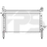 Радіатор охолодження Fiat Doblo 2001-2004 (MAGNETI MARELLI)