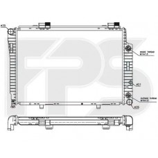 Радіатор охолодження Mercedes-Benz W202 / W208 (FPS) FP 46 A205