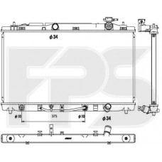 Радіатор охолодження Lexus / Toyota (FPS) FP 81 A1323
