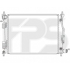 Радіатор охолодження Hyundai Accent (Solaris) / Kia Rio III (Nissens) FP 32 A372