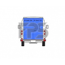 Ремчасть двері Mercedes 207-410 задні праві до даху (версія без вікна) (FPS). FP3545730