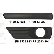 Накладка решітки ліва Ford Focus 05-08 (FPS). 1317806