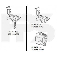 Бачок омивача VW PASSAT 05-10 (B6) для авто з фарами ксенон (подвійний бачок - верхній) (FPS). 3C0955453Q