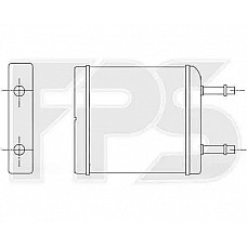 Радіатор опалення Daewoo Matiz 2001- (M150) (FPS)