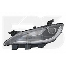 Фара ліва Chrysler 200 '14 -17 (Depo) чорна вставка + LED. A33-1196L-ACN2