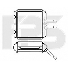 Радіатор опалення Daewoo Lanos, Daewoo Leganza, Daewoo Nubira (FPS)