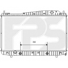 Радіатор охолодження Chevrolet Evanda 2003-2006 (FPS)