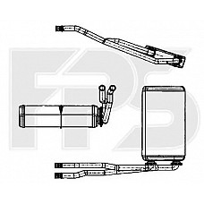 Радіатор опалювача BMW 3 (NRF) FP 14 N96