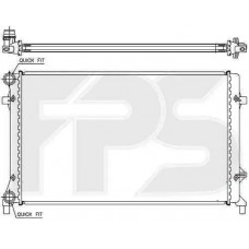 Радіатор охолодження VW Caddy III (04-10) 2.0 SDI, 1.6, 1.4, механіка (FPS) FP 12 A472-P