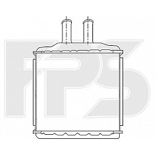 Радіатор опалювача Chevrolet Lacetti (FPS) FP 17 N180-P